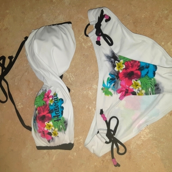 NWOT Beach Club Society Hawaii Bikini - Picture 3 of 8